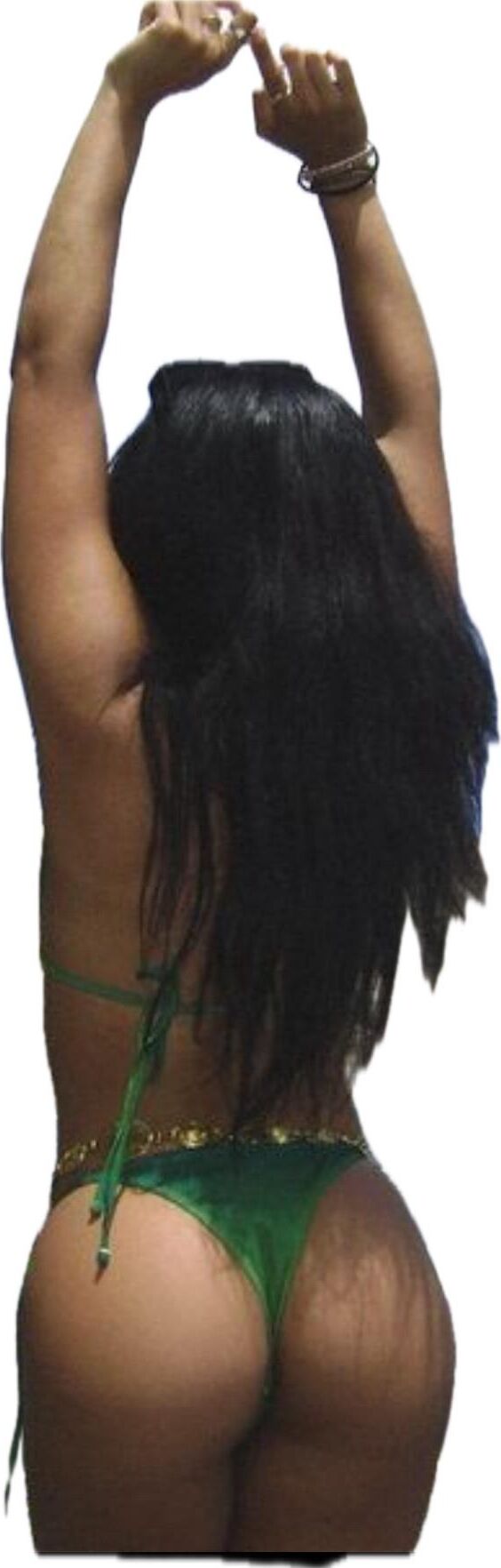 Latina Cute Big Butt Stickers 