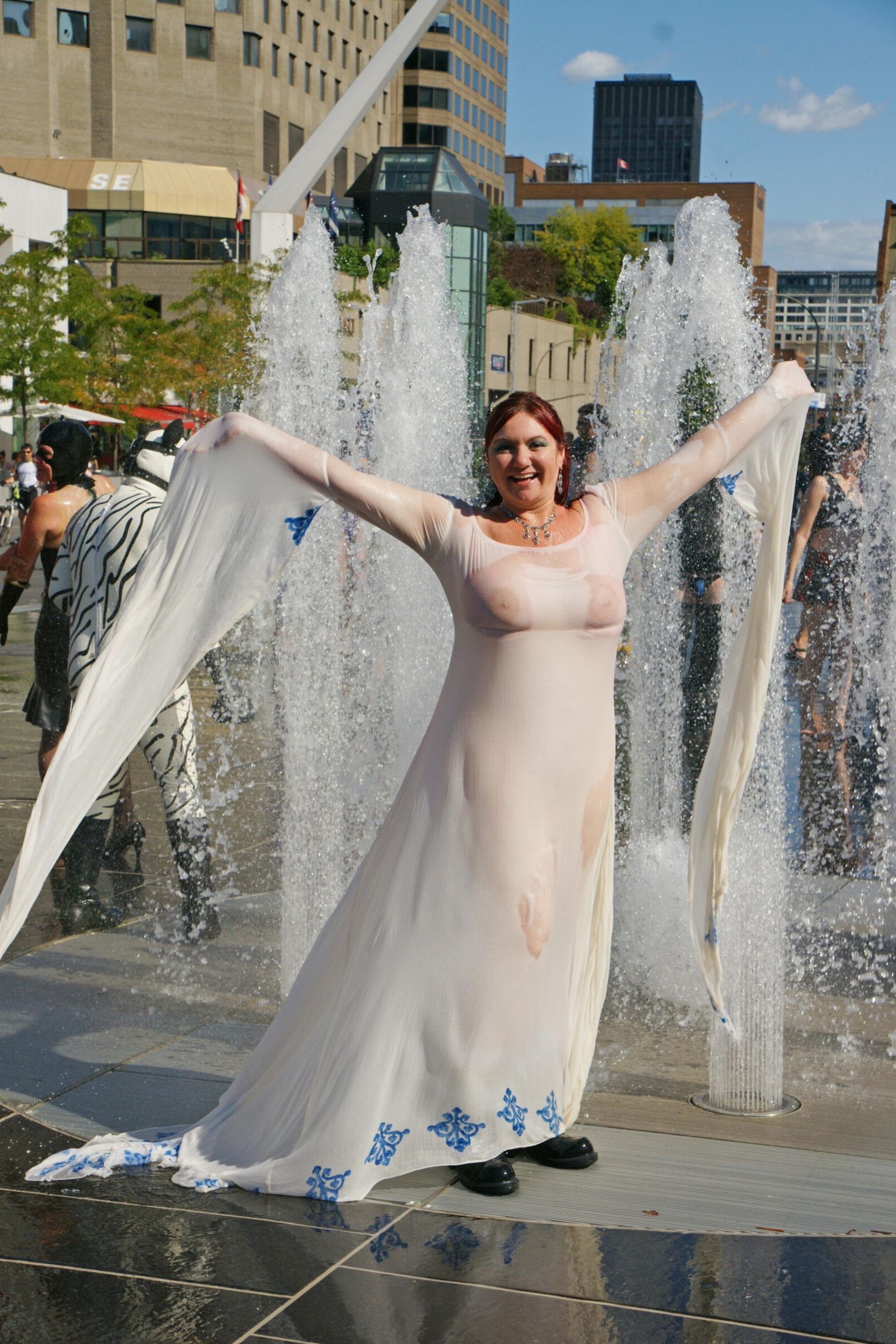 Sexy Big Boob Redhead