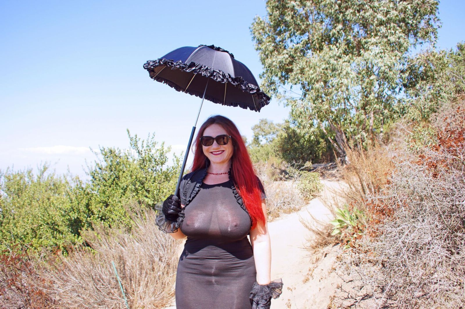 Sexy Big Boob Redhead
