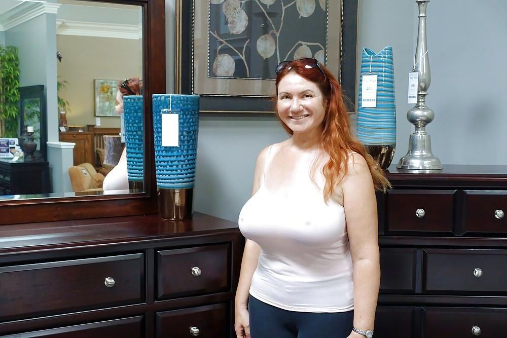 Sexy Big Boob Redhead