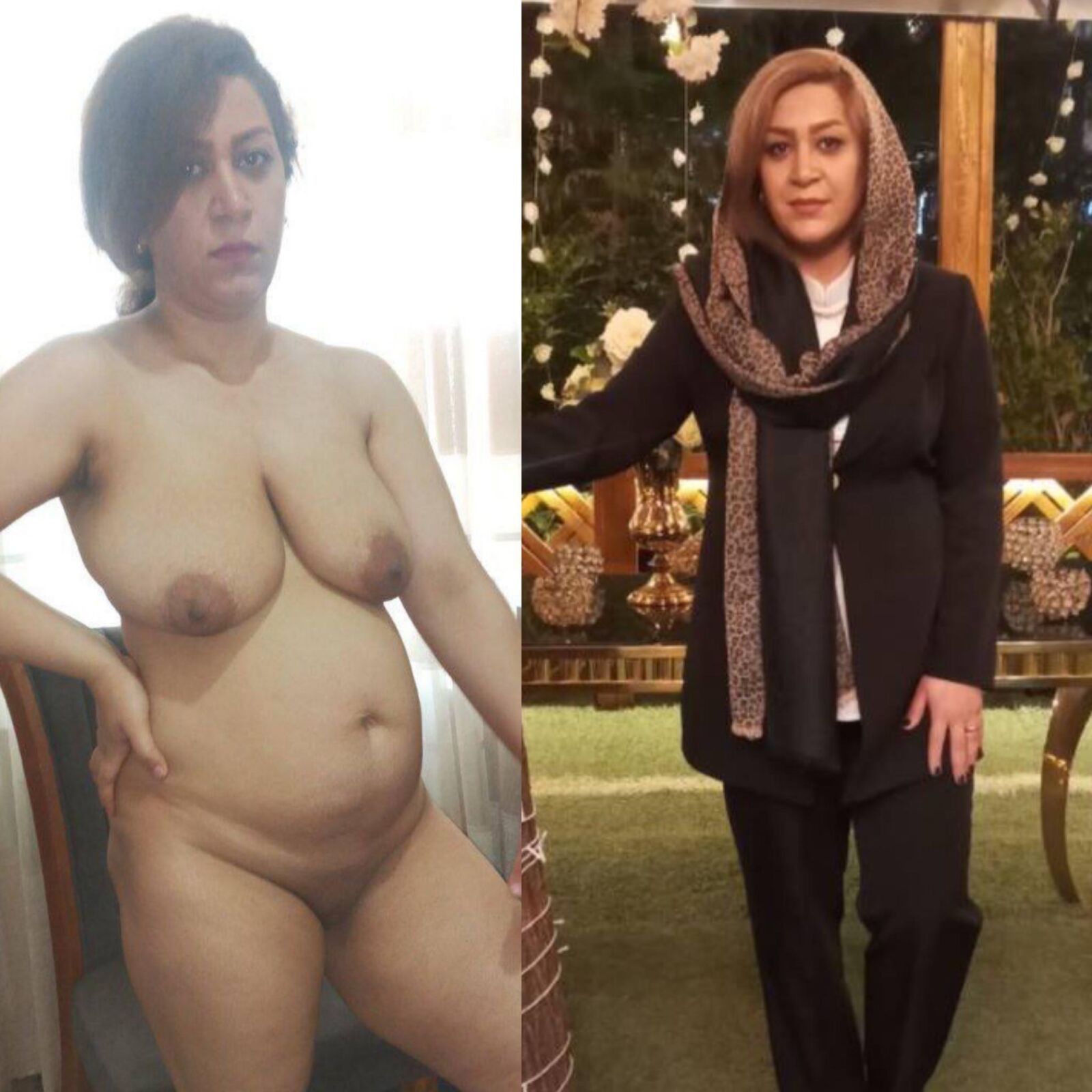 Des putes iraniennes hijabi exposées