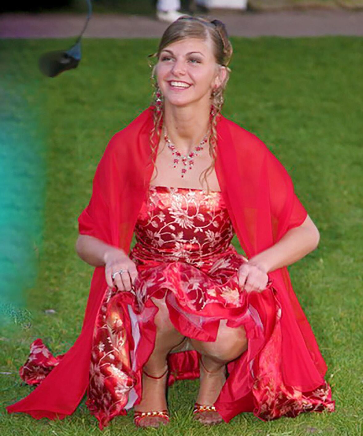 Te Lady in Red Day Moskau Russie
