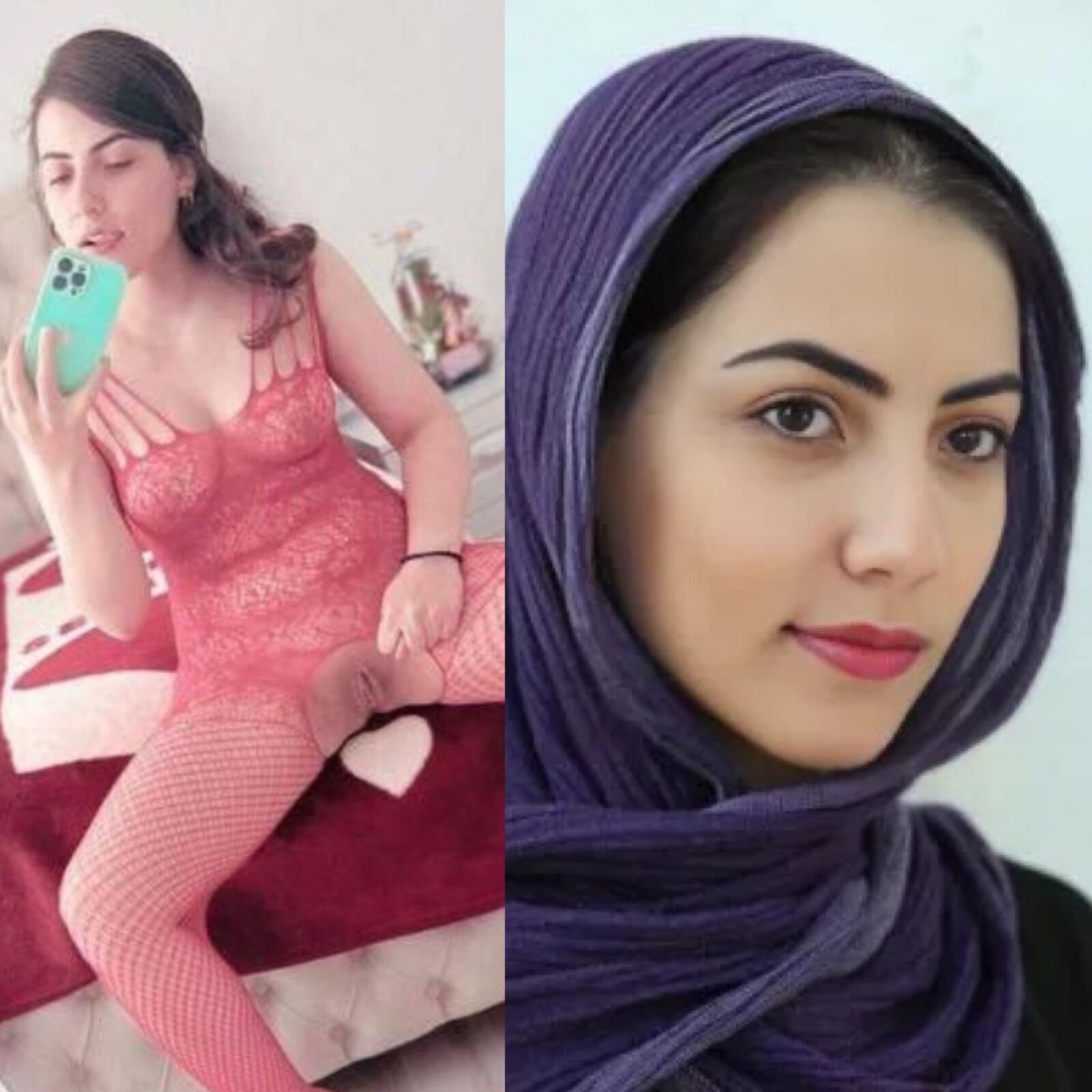 Des putes iraniennes hijabi exposées