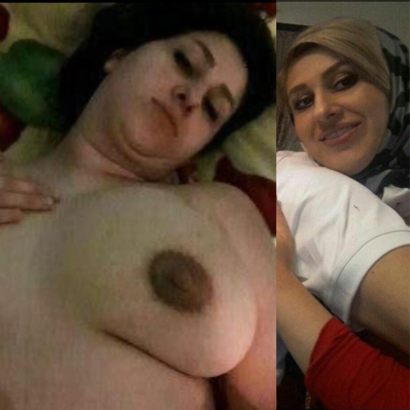 Des putes iraniennes hijabi exposées