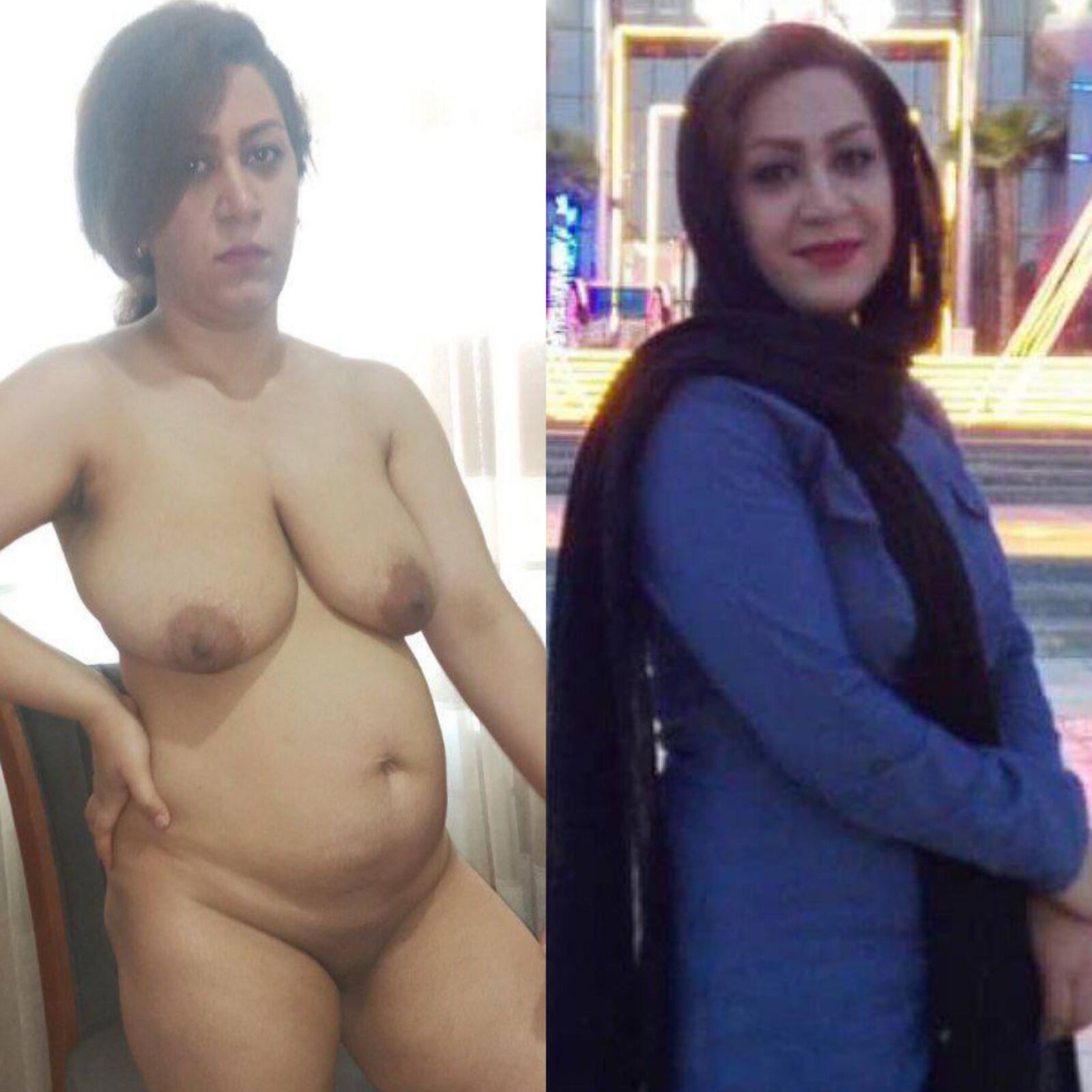 Des putes iraniennes hijabi exposées