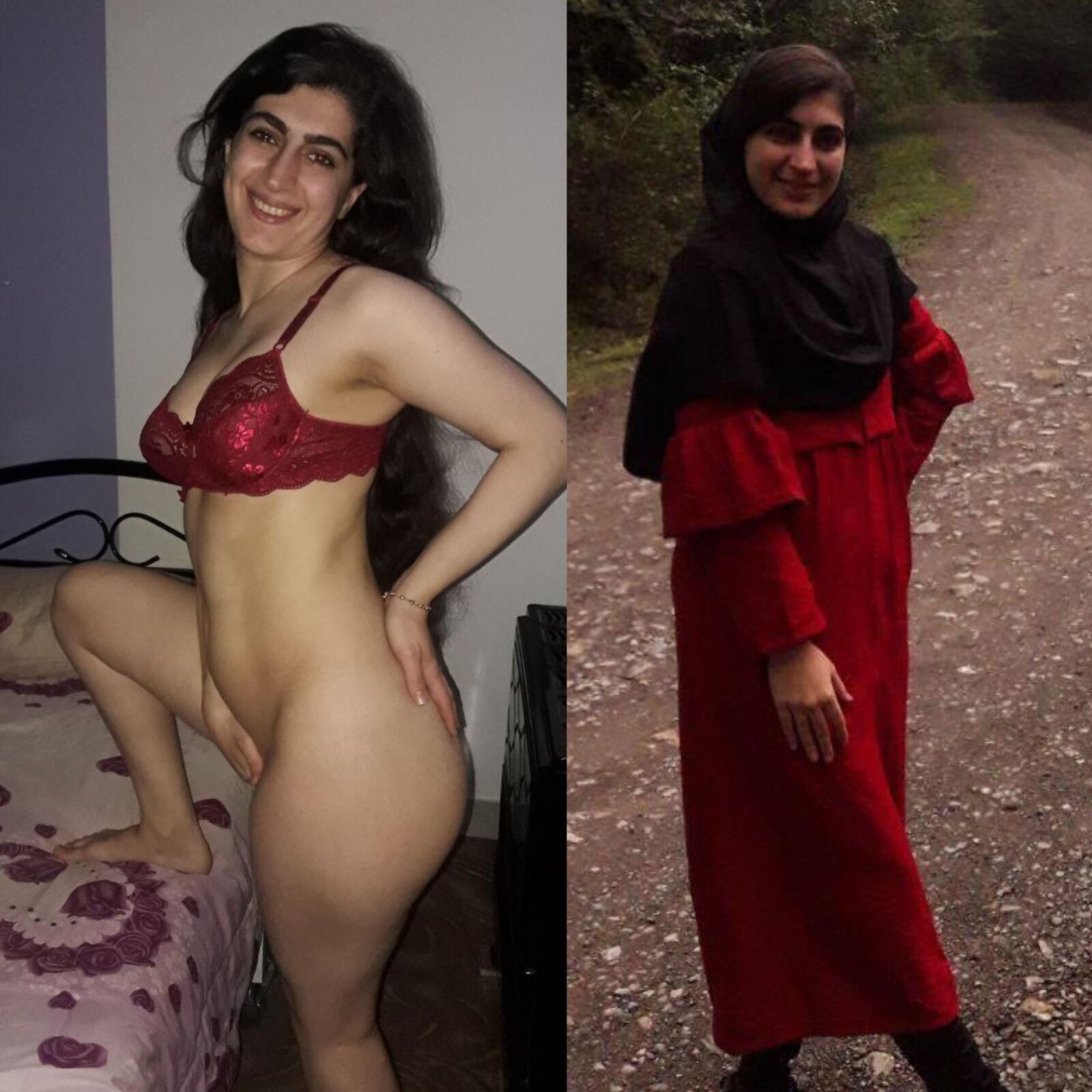 Des putes iraniennes hijabi exposées