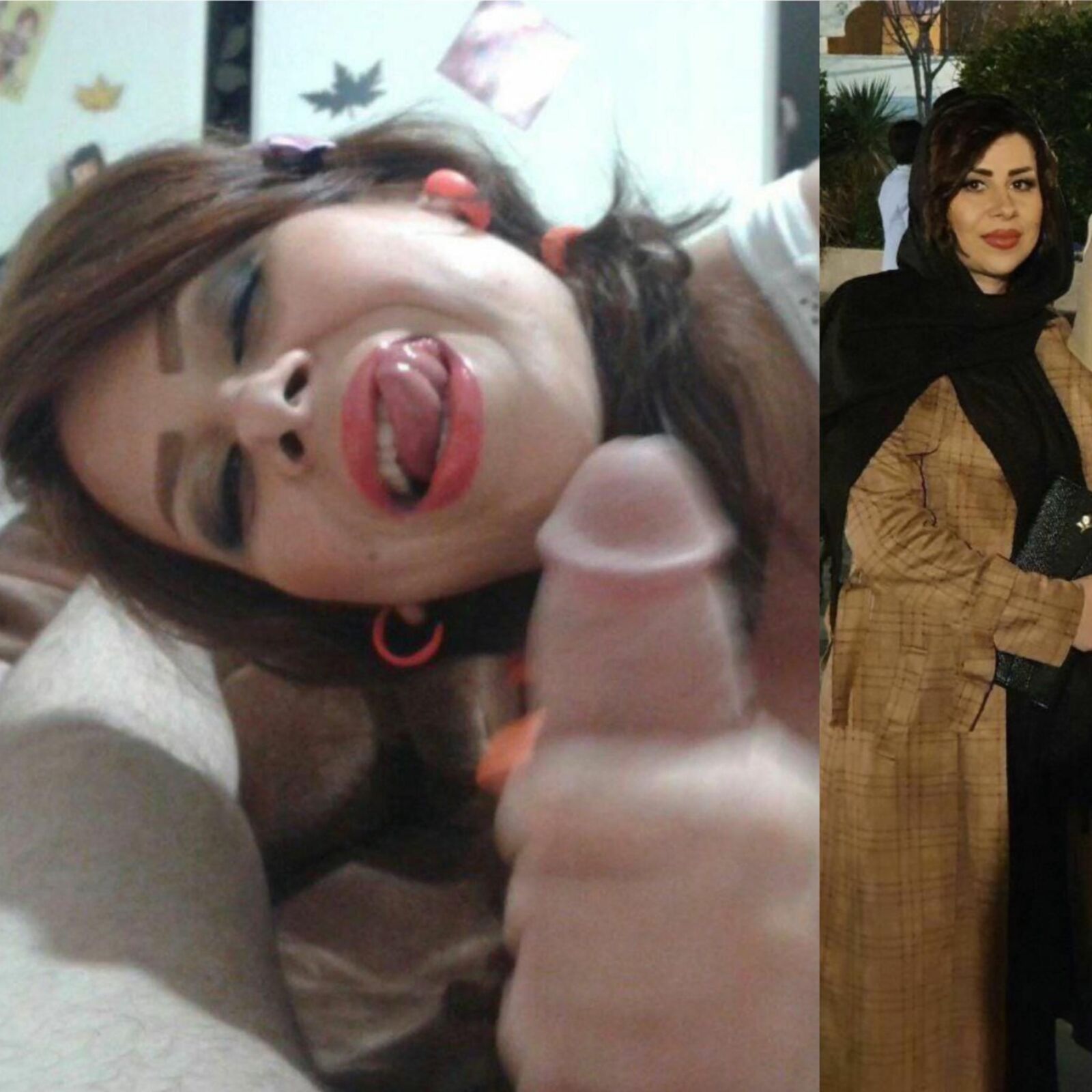 Des putes iraniennes hijabi exposées