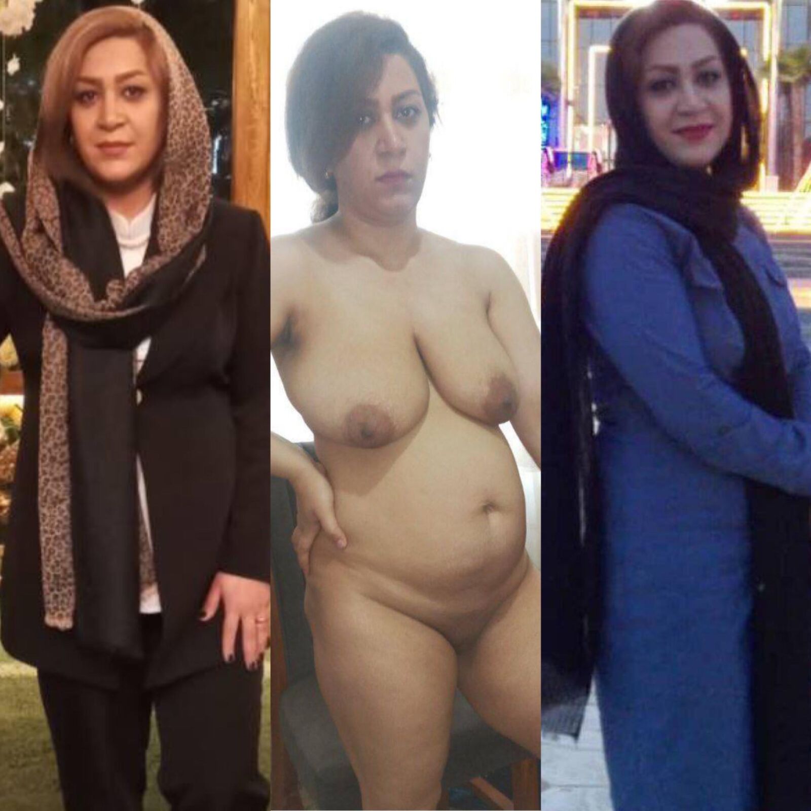 Des putes iraniennes hijabi exposées