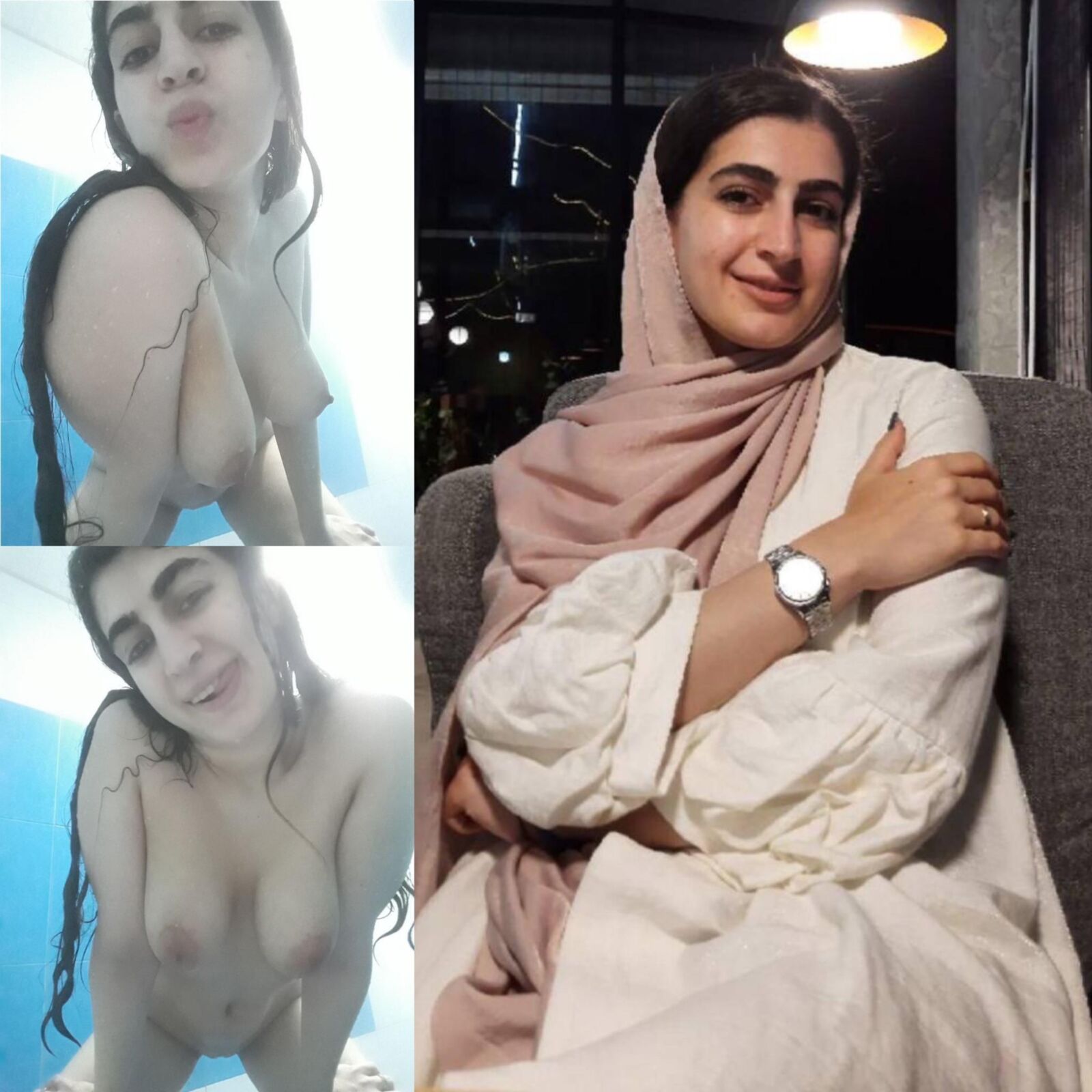Des putes iraniennes hijabi exposées