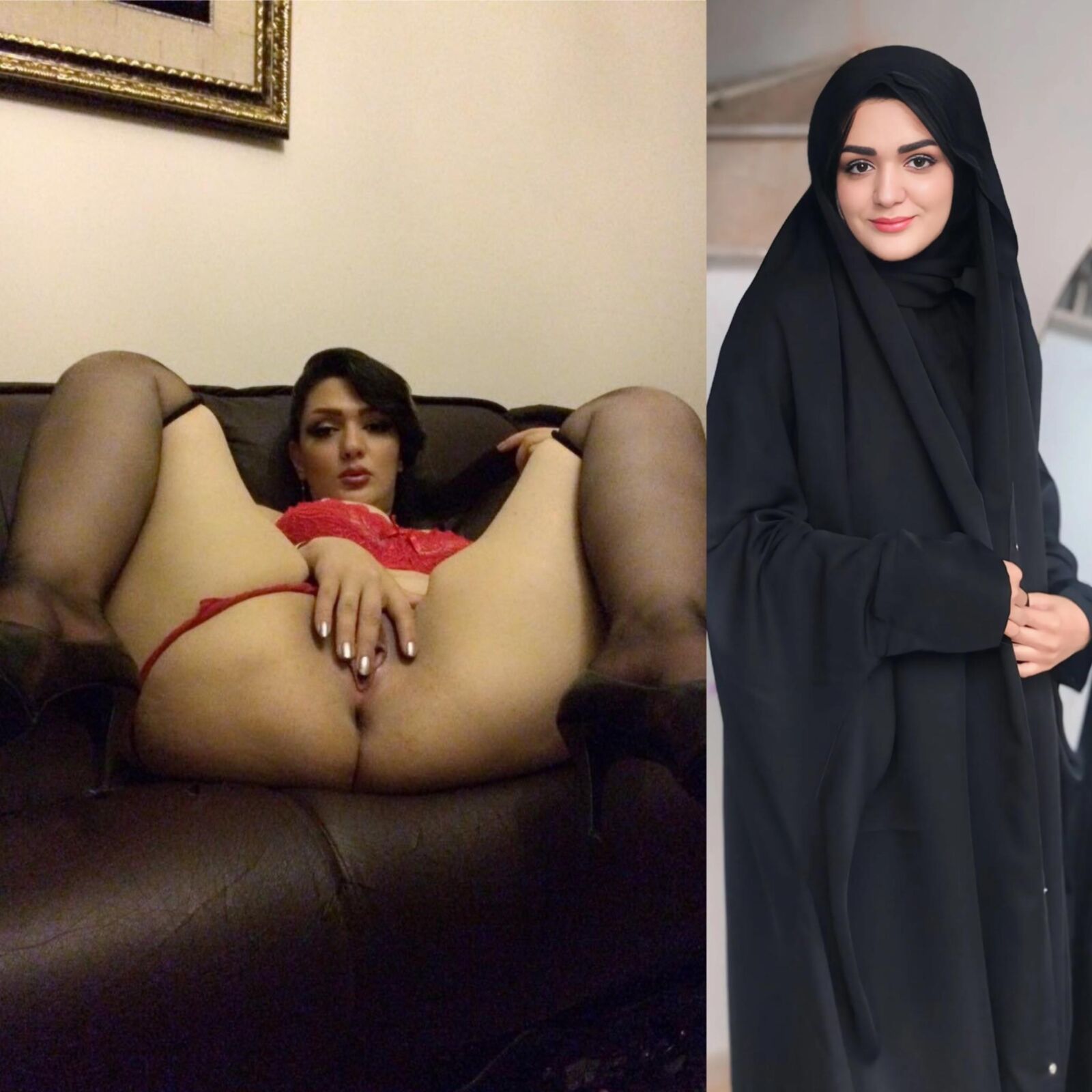 Des putes iraniennes hijabi exposées