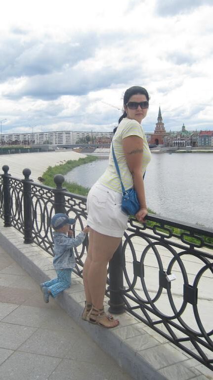 Natasha de Yoshkar Ola perto de Kazan na Rússia