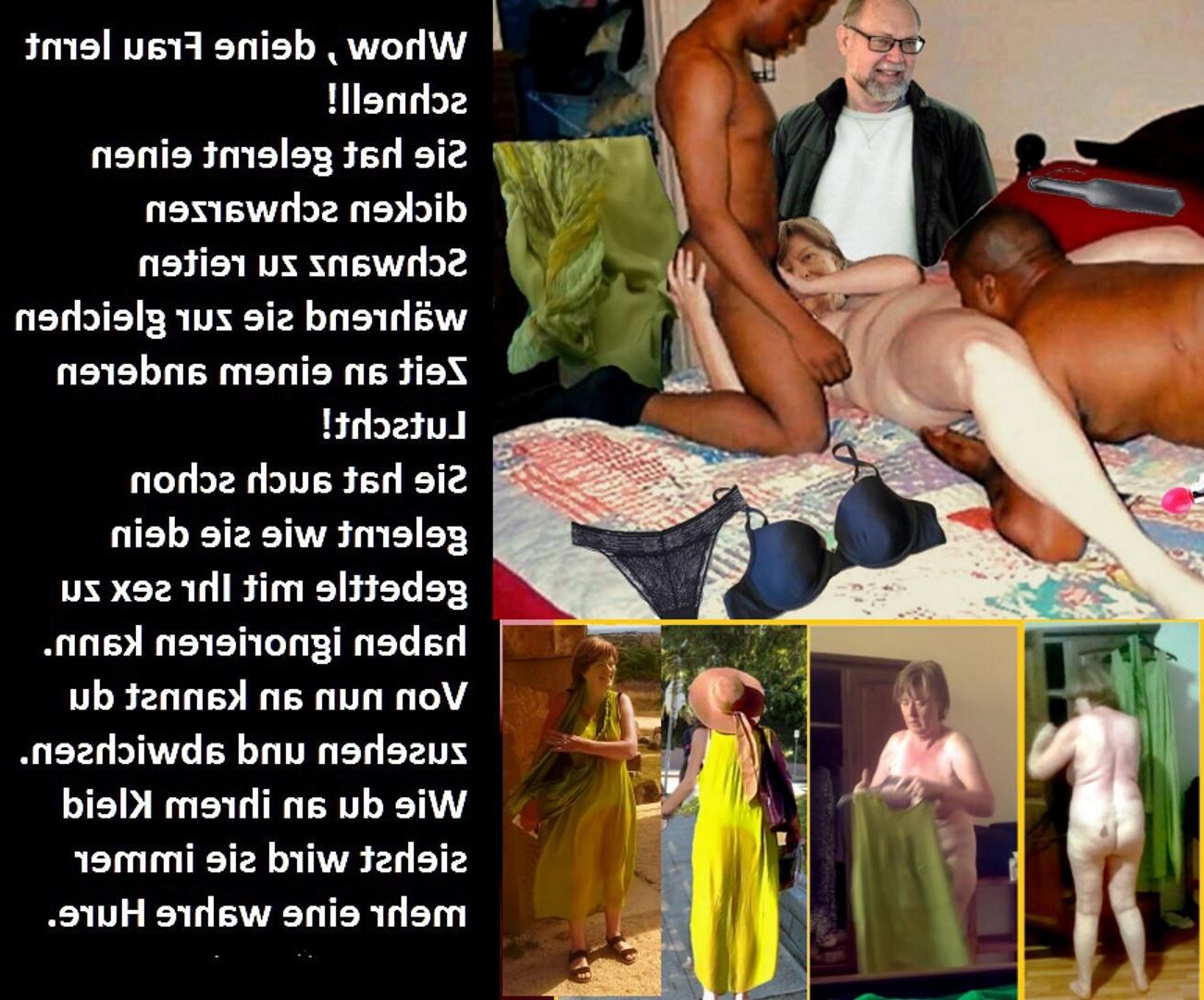 Wie viele Frauen traeumt sie von schwarzen Schwaenzen 