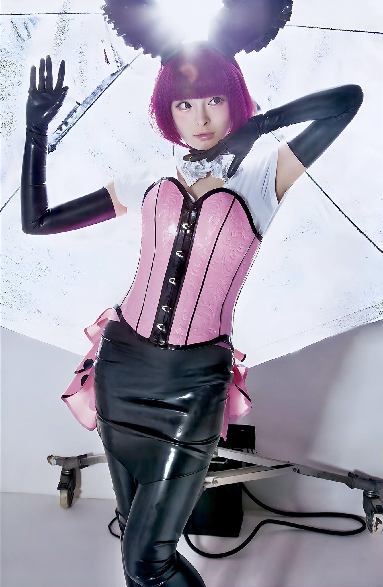 Asian, Lack, Nylons 
