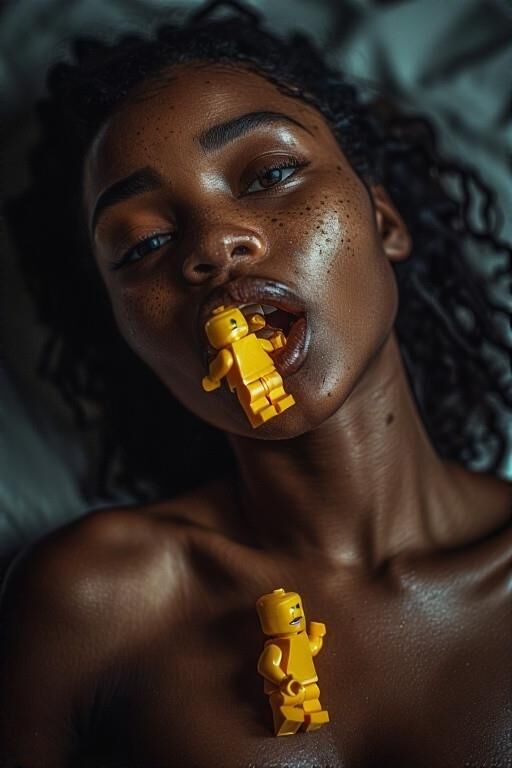 Lego NSFW Figurines on African bodies 