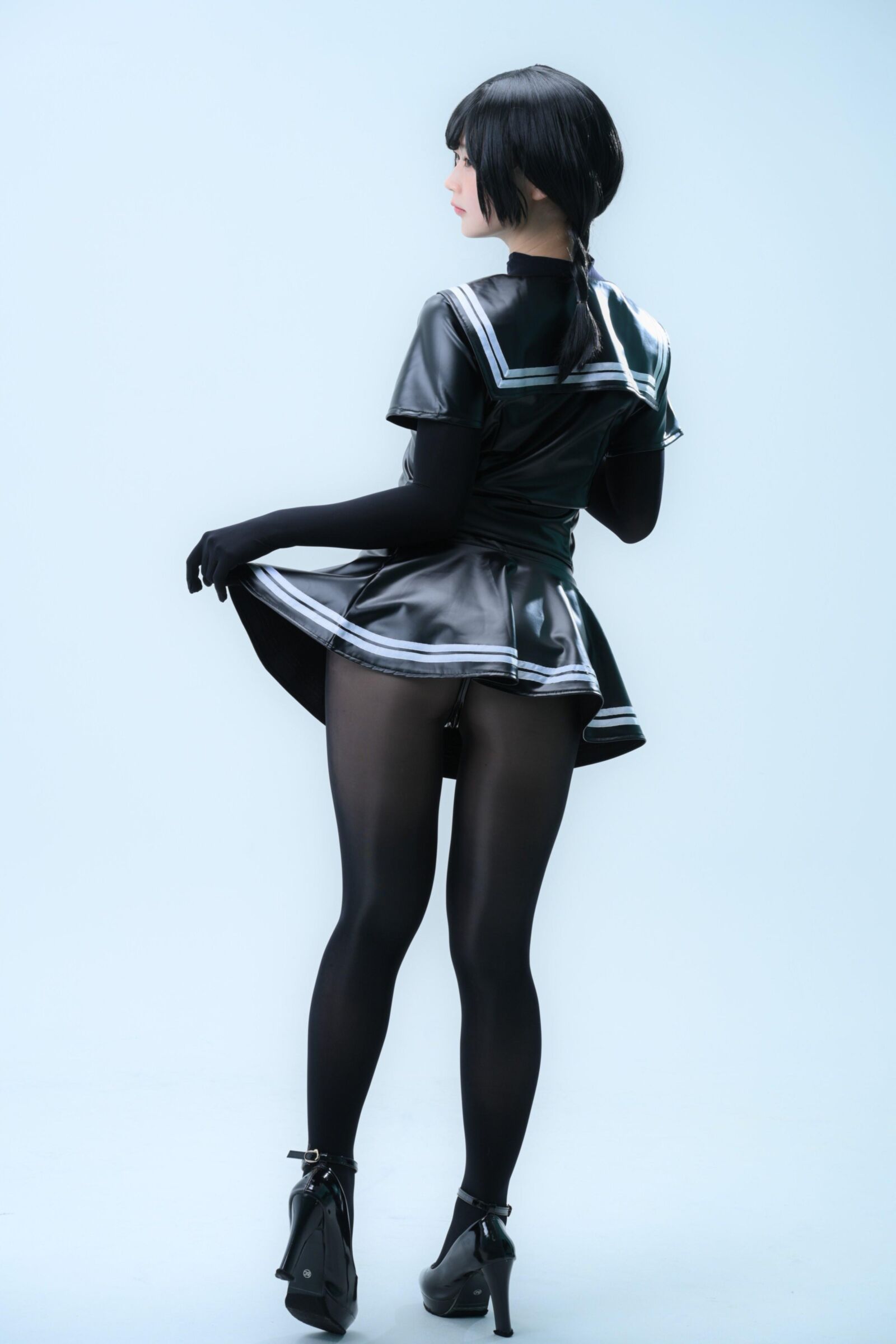 Asian, Lack, Nylons 