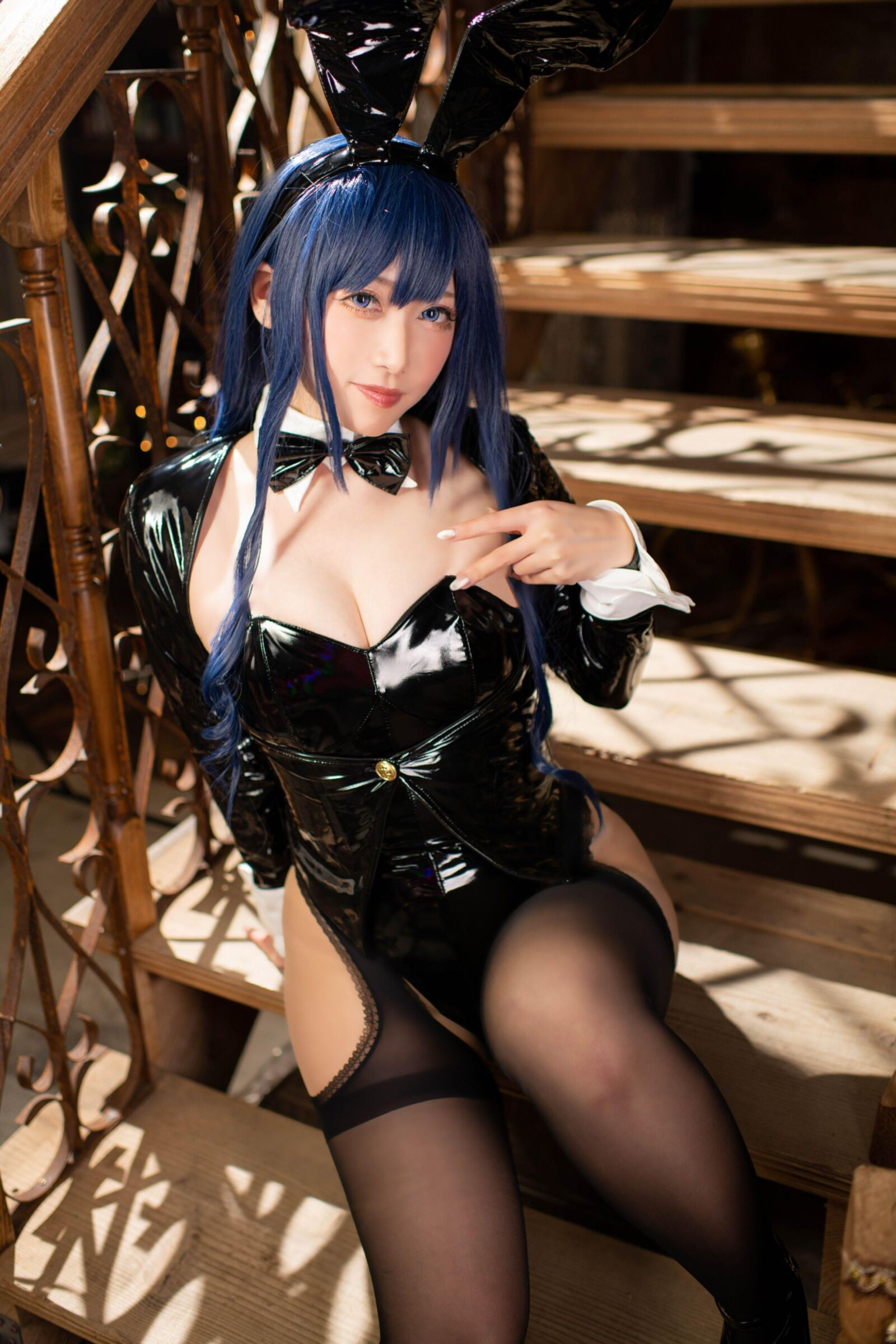 Asian, Lack, Nylons 