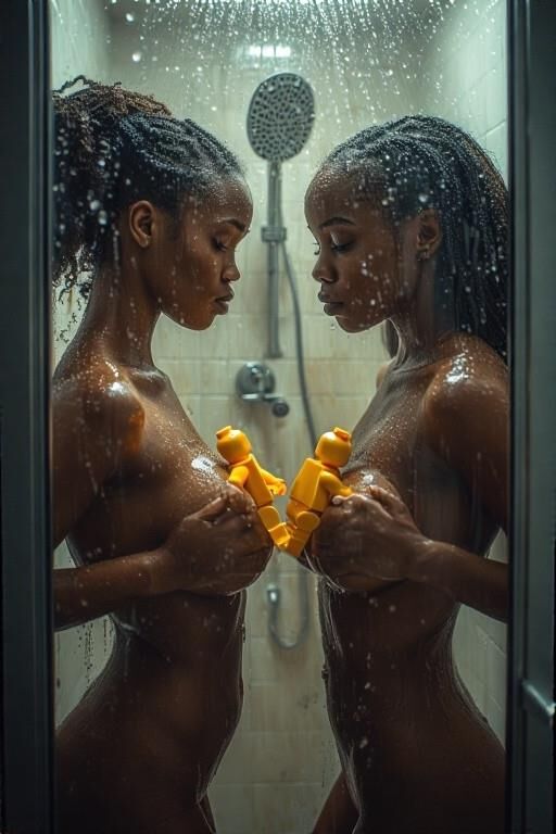 Lego NSFW Figurines on African bodies 