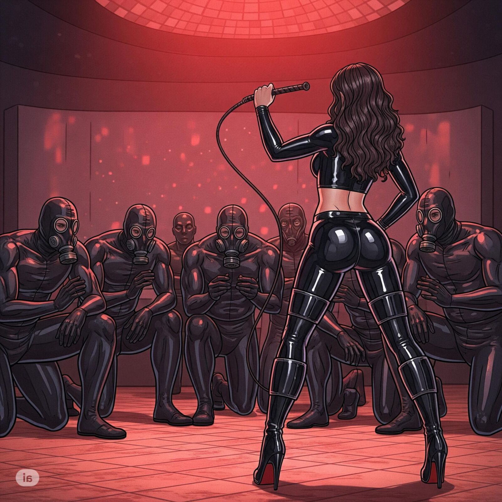 Damla in the fetish club