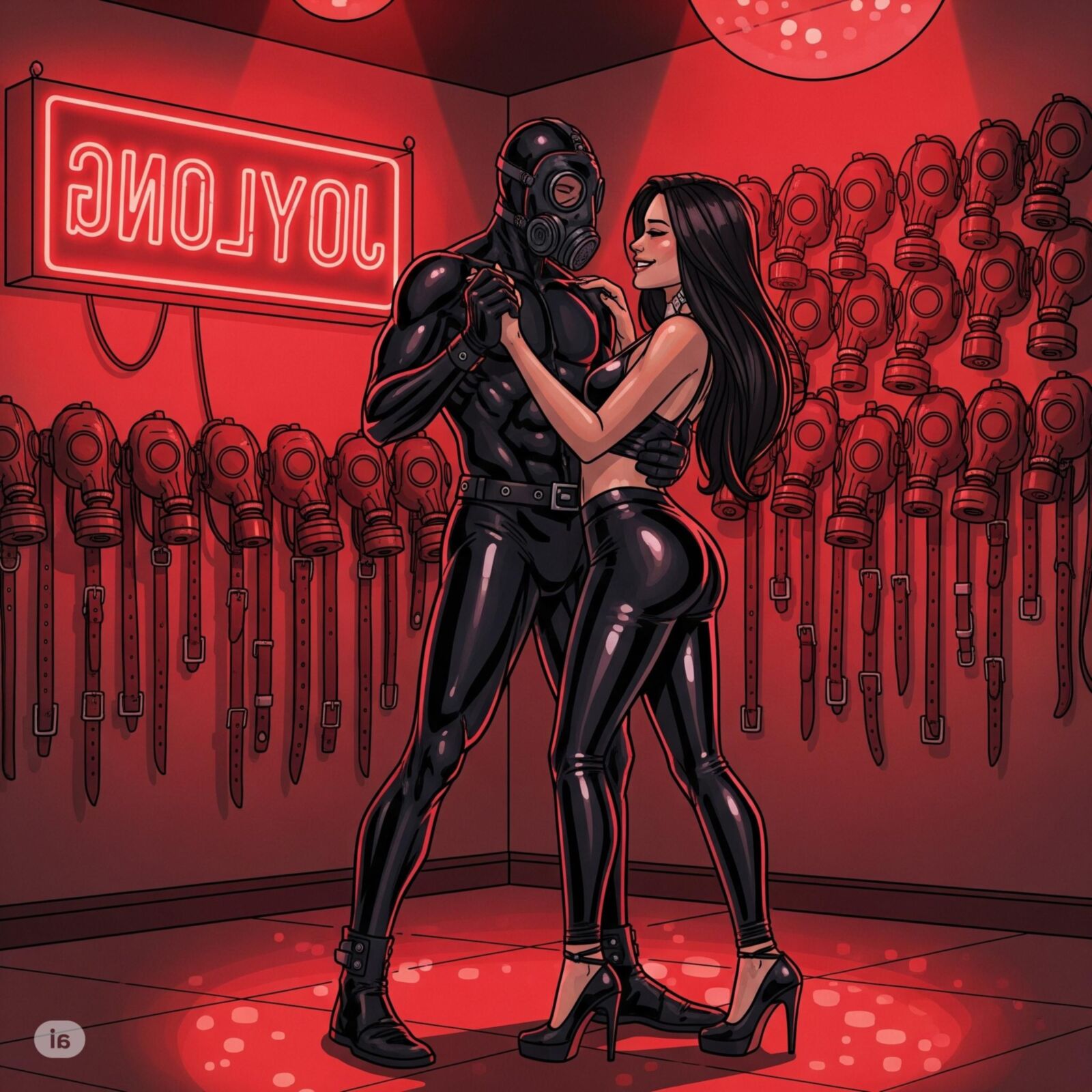 Damla in the fetish club