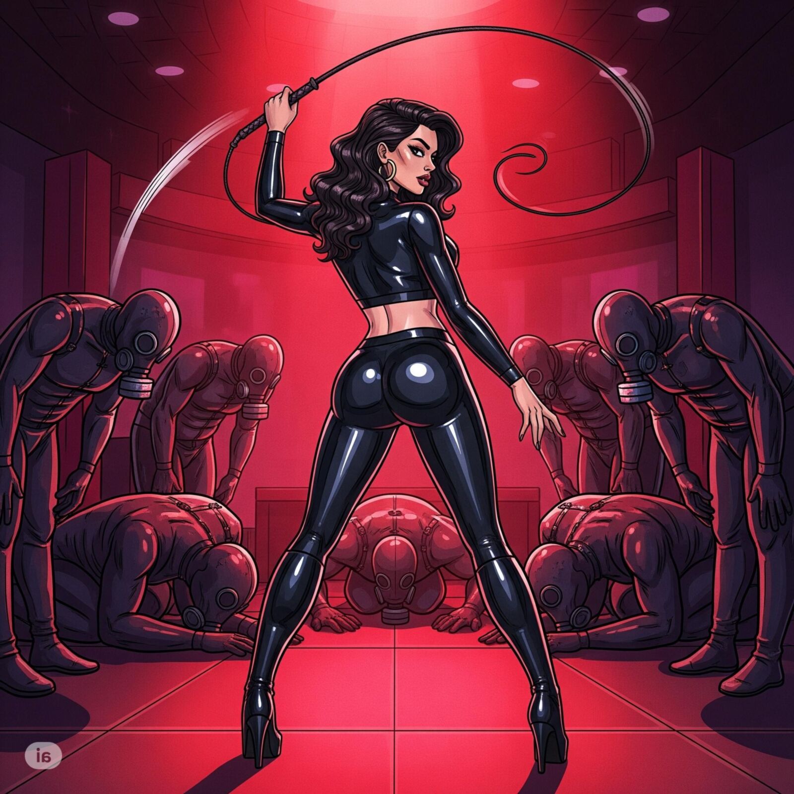 Damla in the fetish club