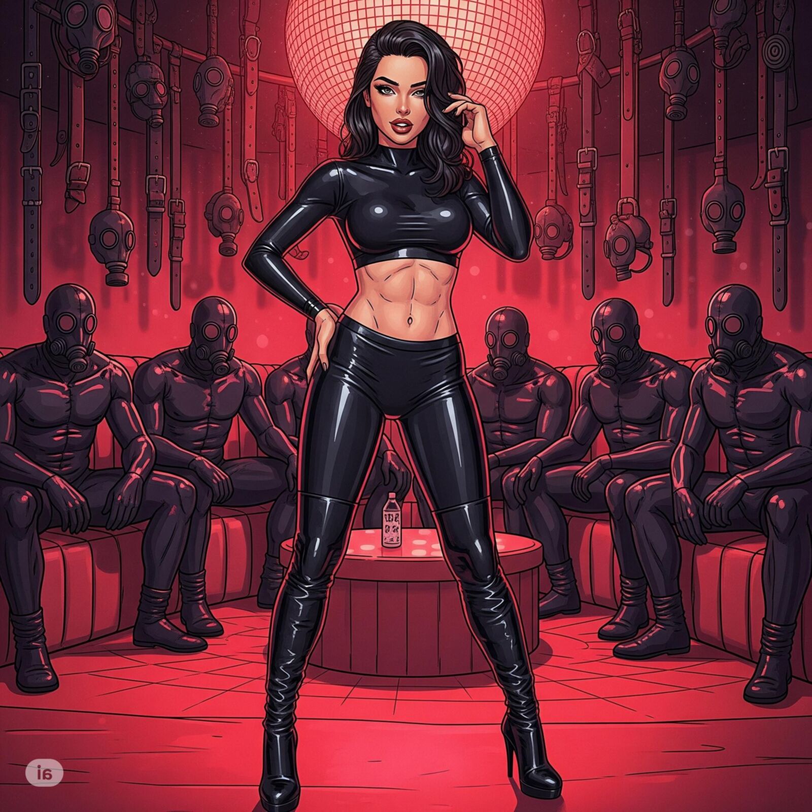 Damla in the fetish club