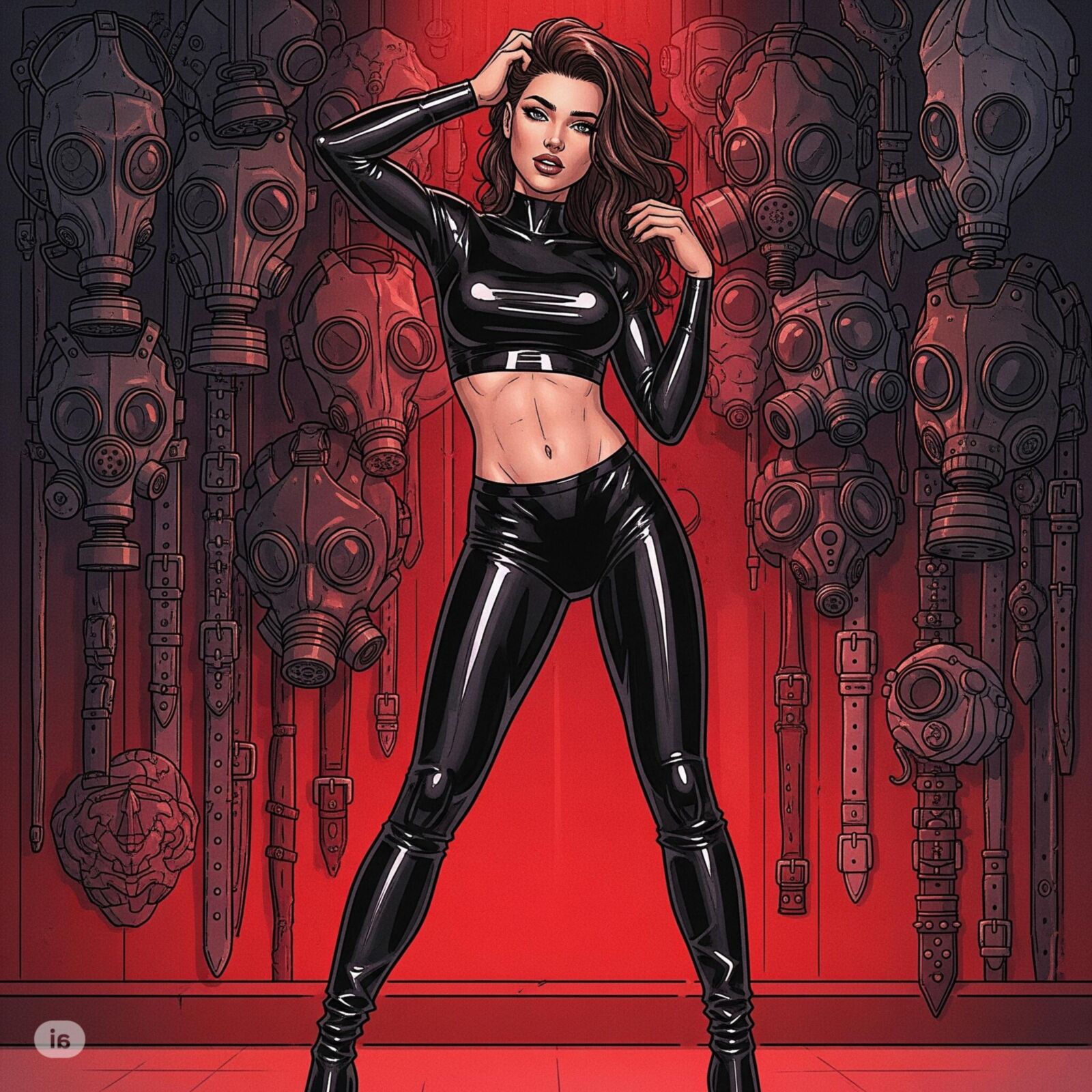 Damla in the fetish club