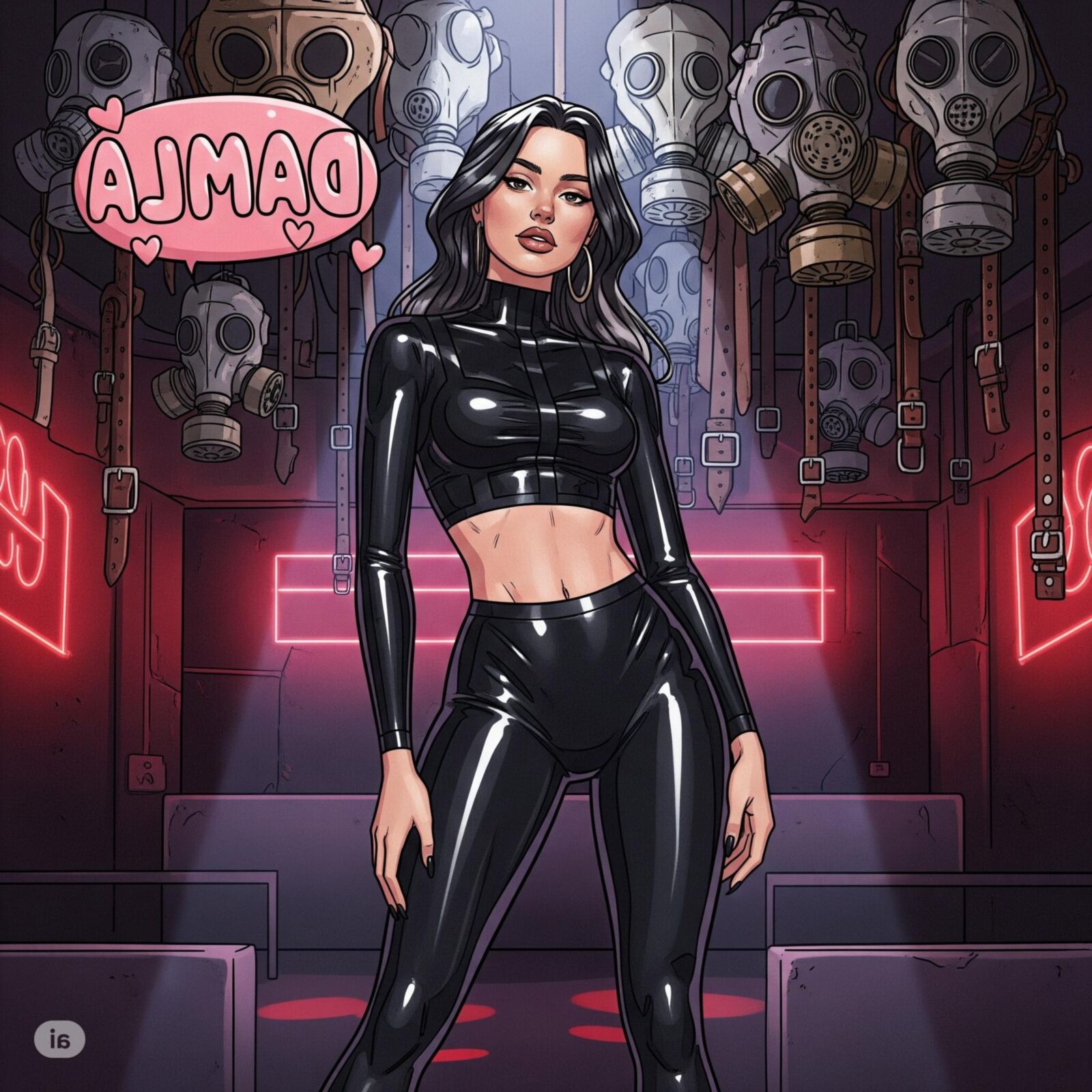 Damla in the fetish club