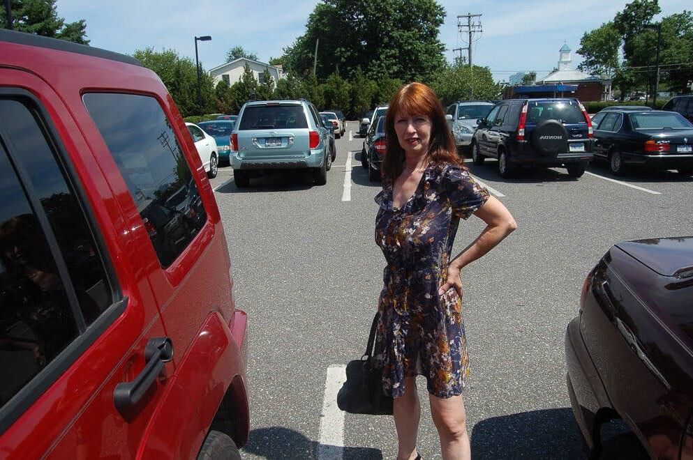 Sexy redhead with great tits