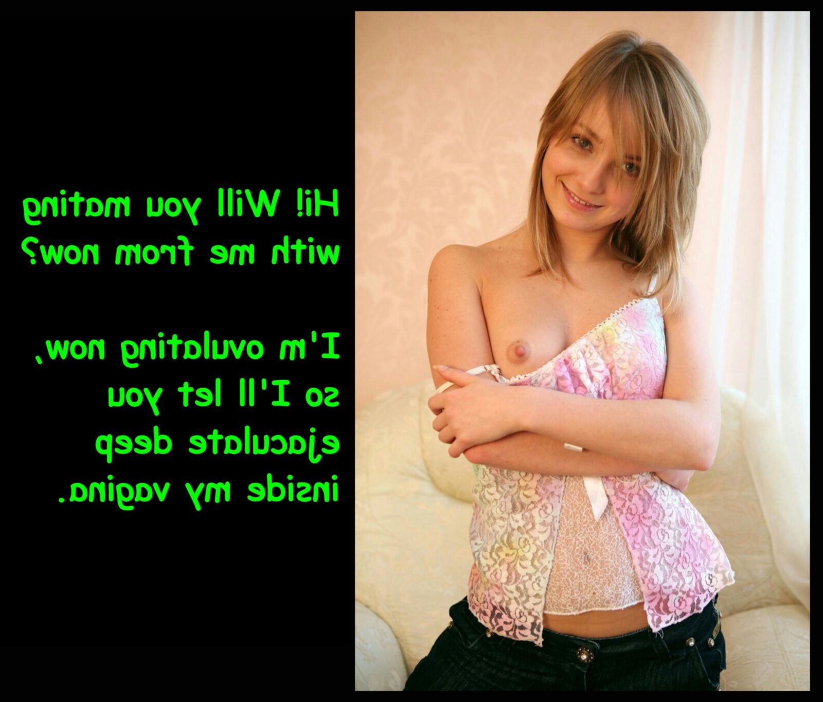 Blonde Russian seeding slave “Elle B”