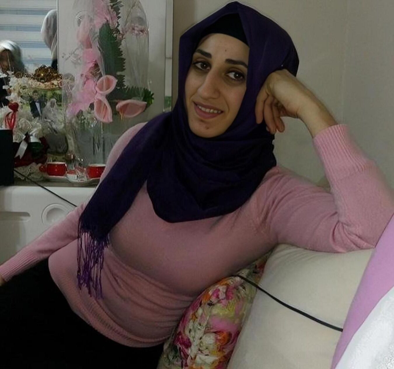 Vintage türkische Hijab sexsi Foto