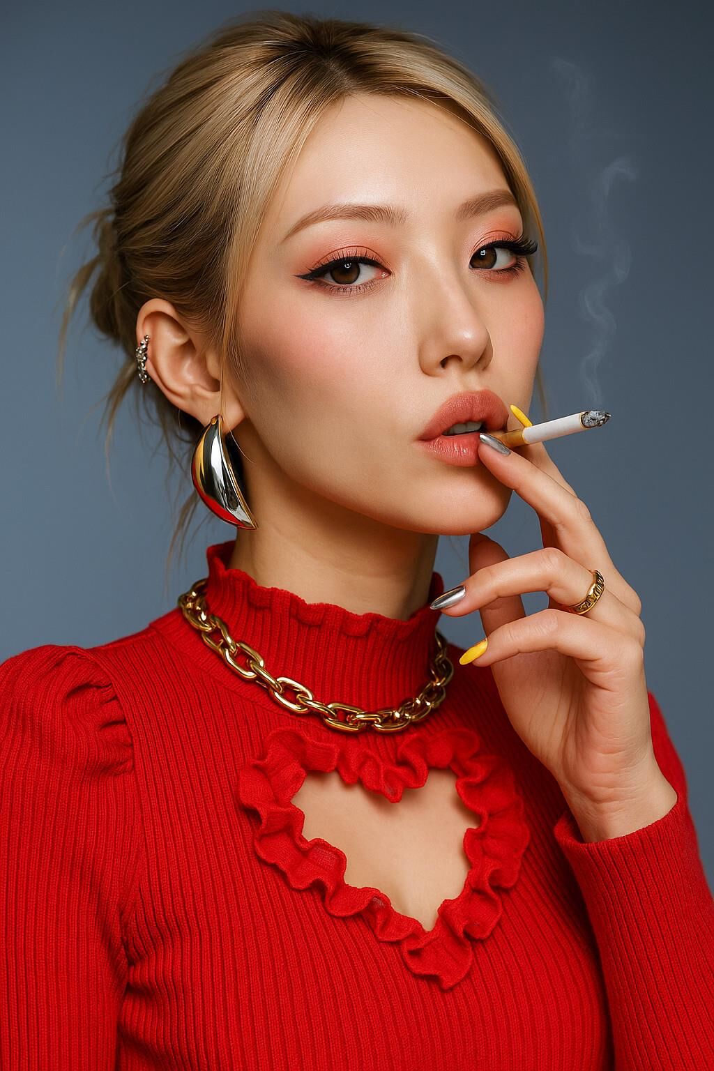 Asiaten rauchen