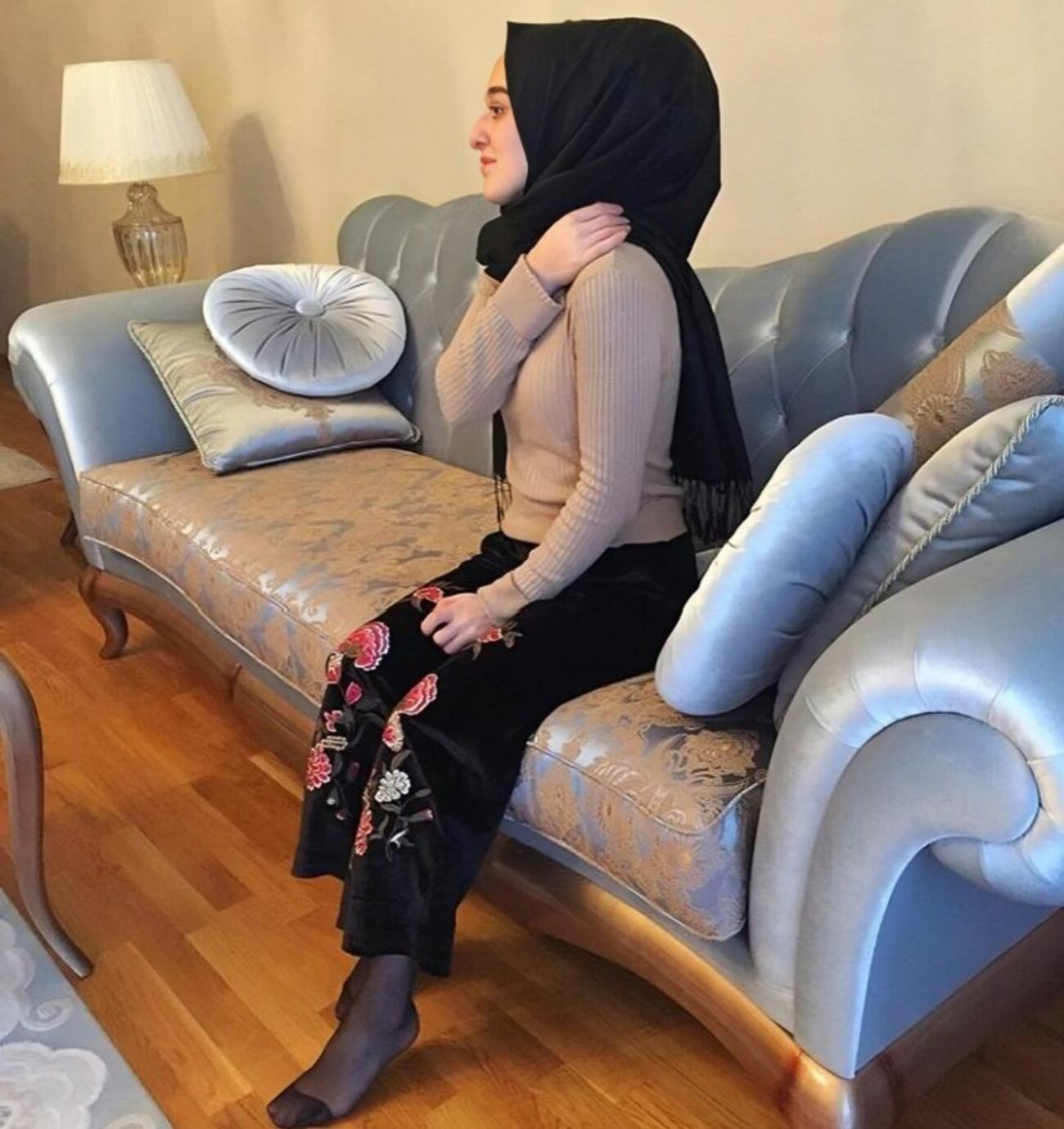 Vintage türkische Hijab sexsi Foto