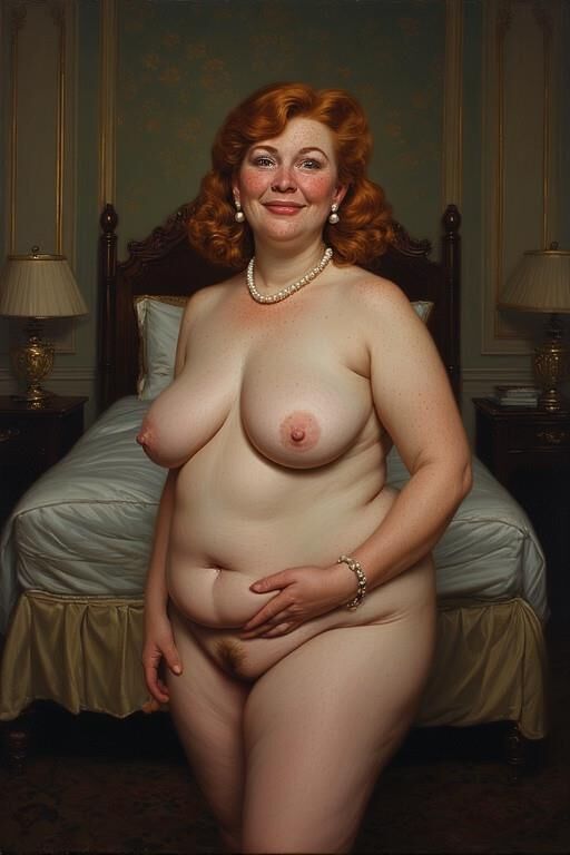 Kurvige Rothaarige