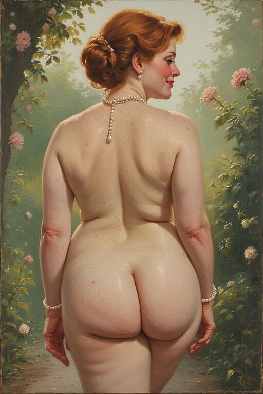 Kurvige Rothaarige