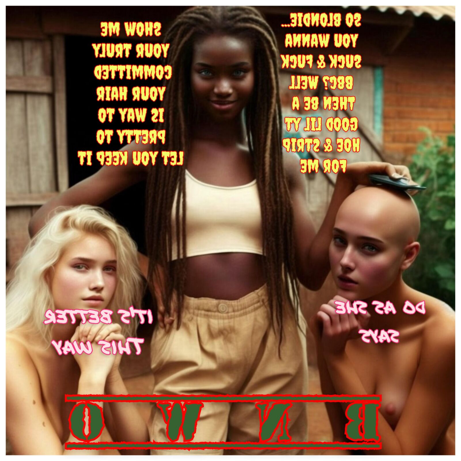 Interracial Lezdom (Sie sind jetzt yt Mädchen)