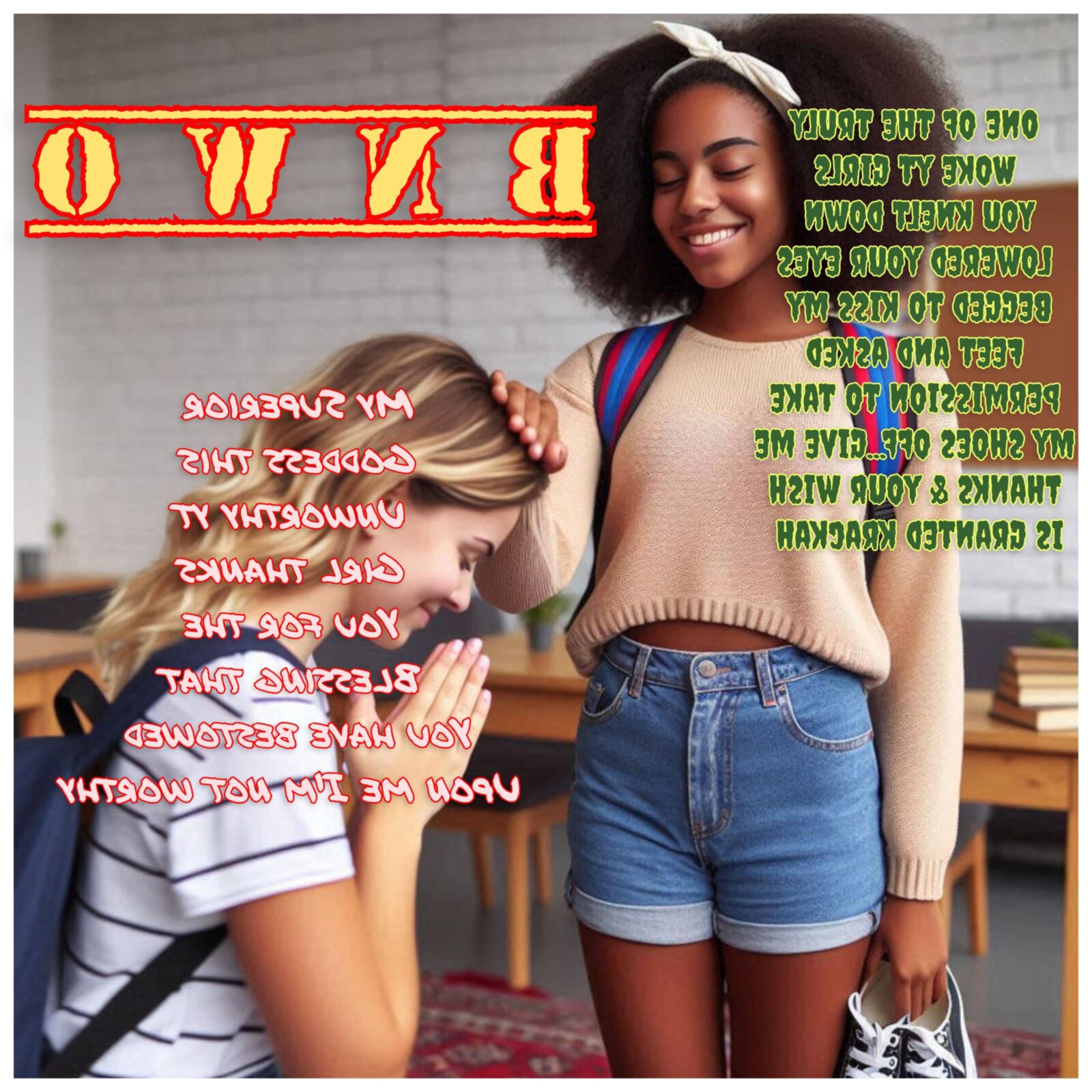 Interracial Lezdom (Sie sind jetzt yt Mädchen)