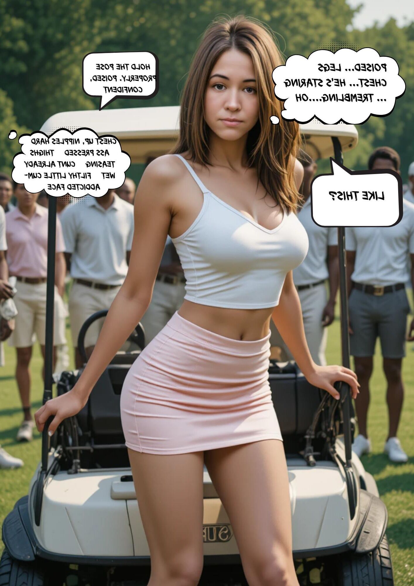 black boss golf bimbo