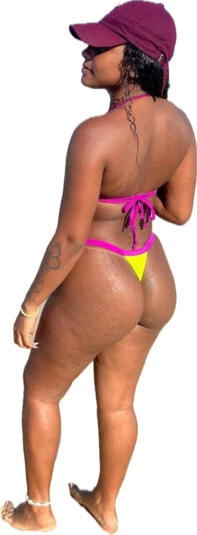Latina Cute Big Butt Stickers 
