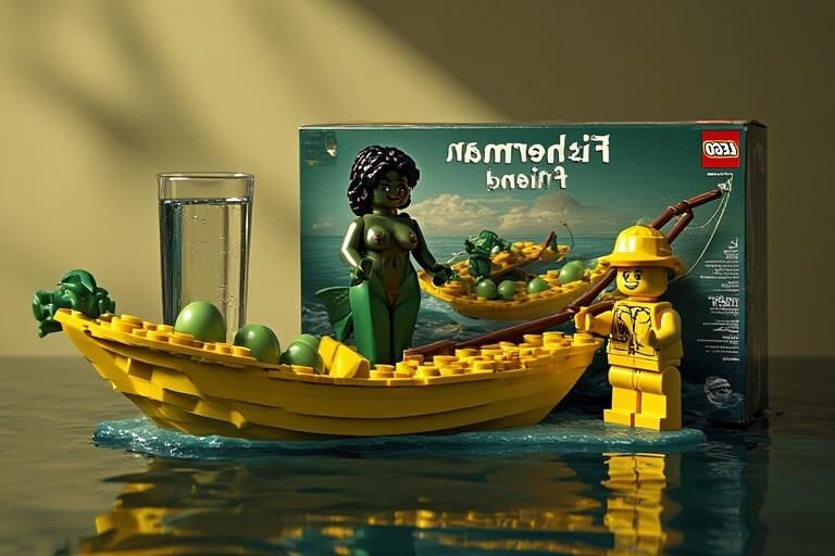 Lego NSFW Imagined set: "Fisherman's friend" (pt )