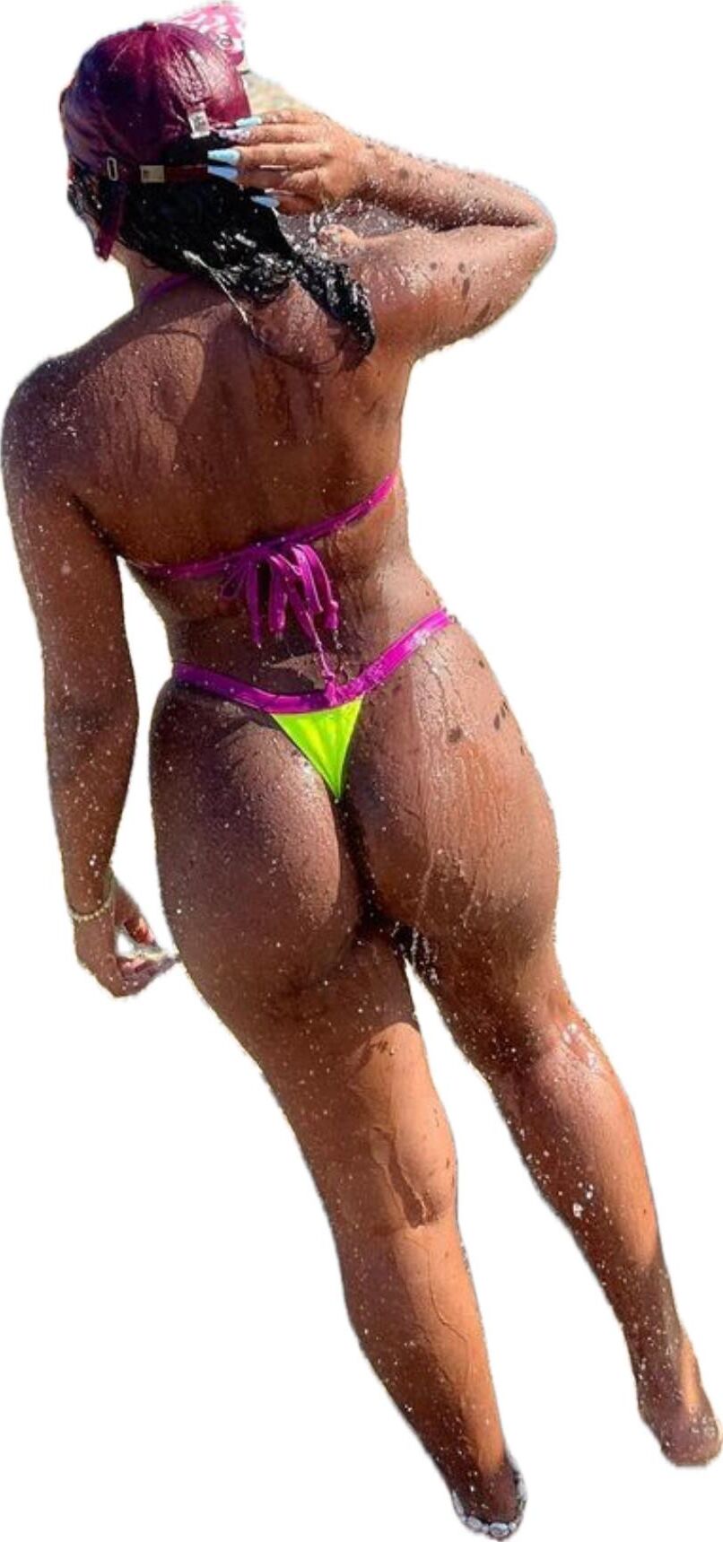 Latina Cute Big Butt Stickers 