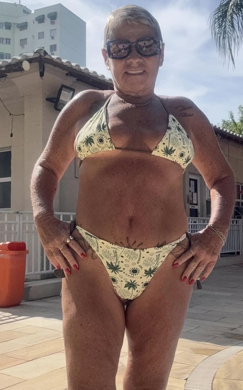 Latina Bikini Granny