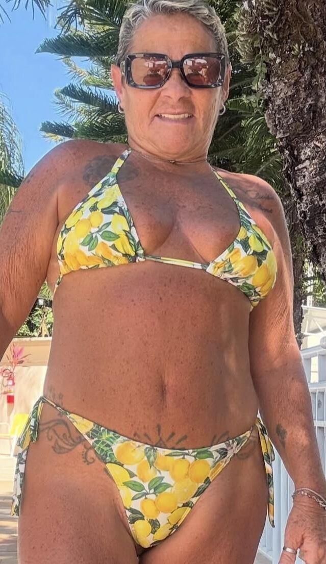 Latina Bikini Granny