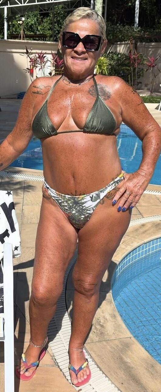 Latina Bikini Granny