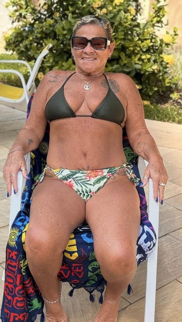 Latina Bikini Granny