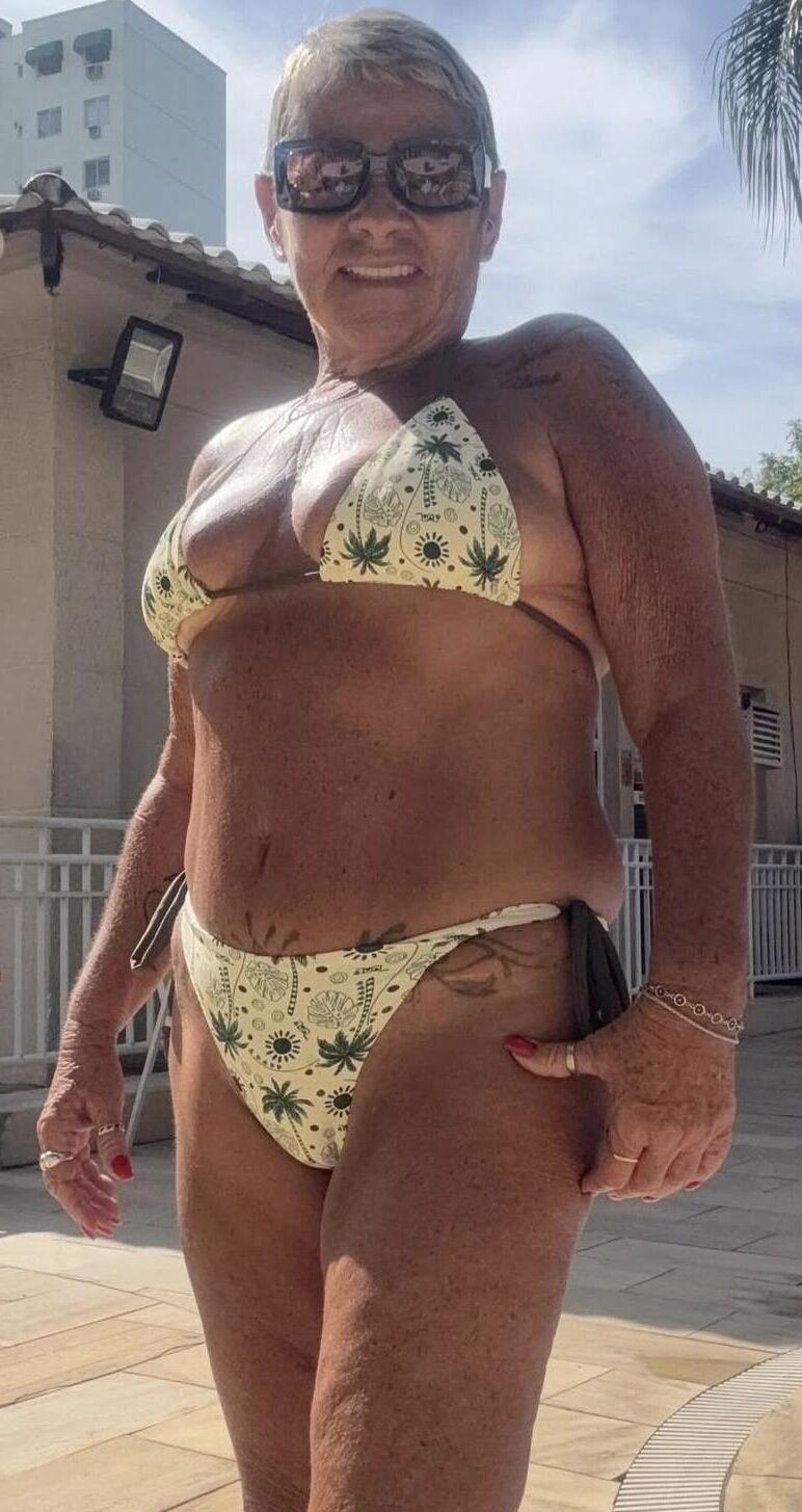 Latina Bikini Granny
