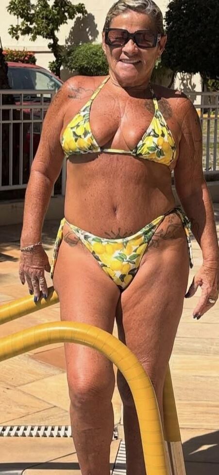 Latina Bikini Granny