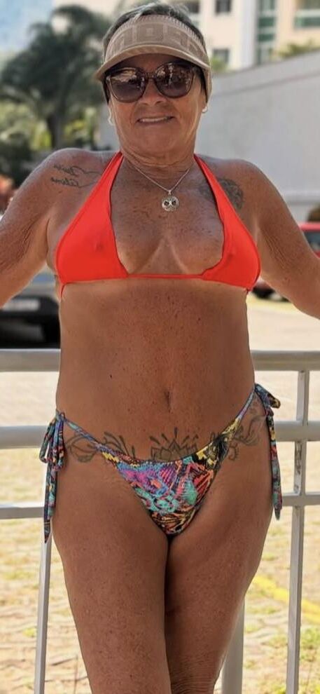 Latina Bikini Granny