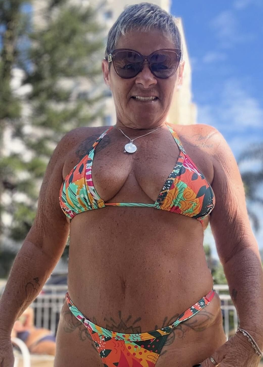 Latina Bikini Granny