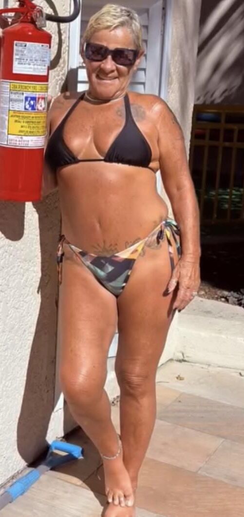 Latina Bikini Granny
