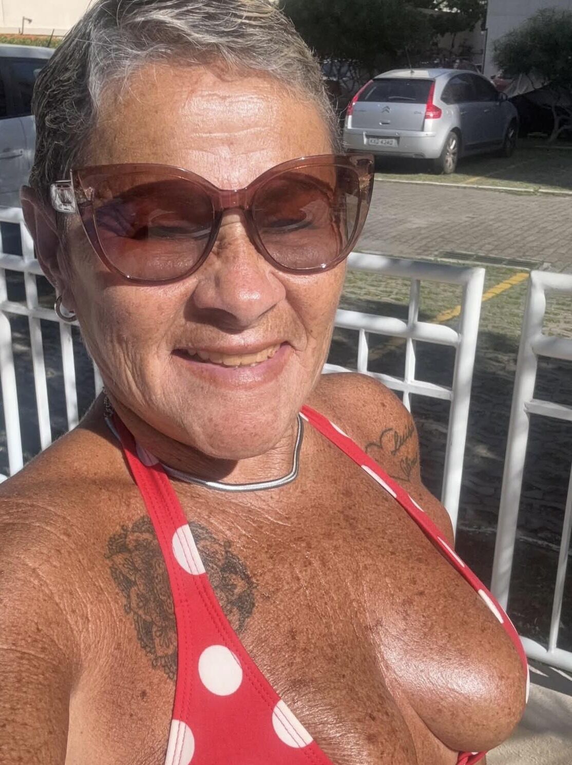 Latina Bikini Granny